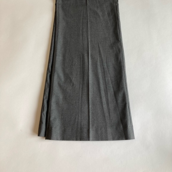 Nicole Grey 63% Polyester 32% Viscose Mid Rise Wide Leg Trousers size 10 - Picture 4 of 10